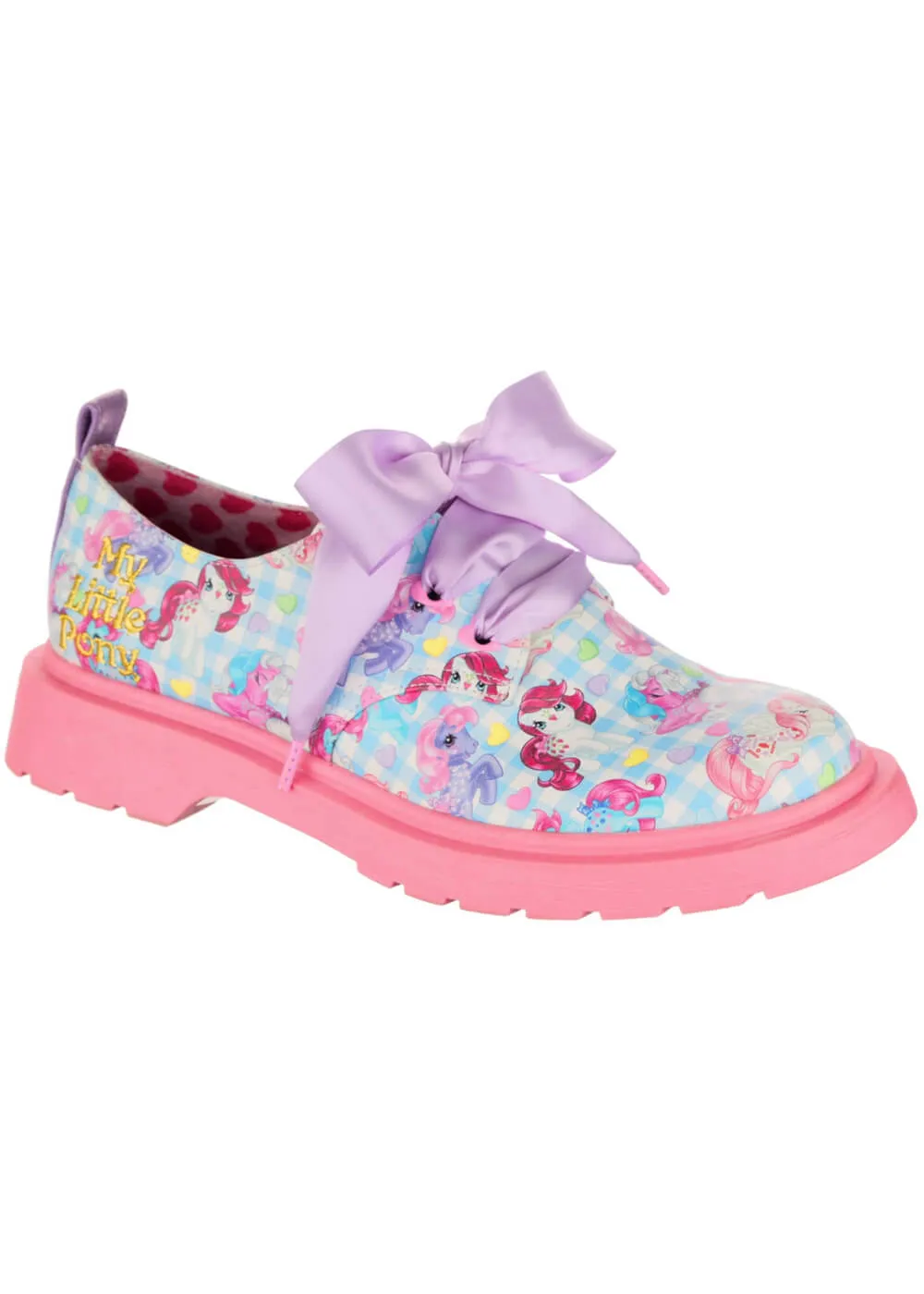 Irregular Choice x My Little Pony Rad Magic Lace-up Shoes Blue Pink