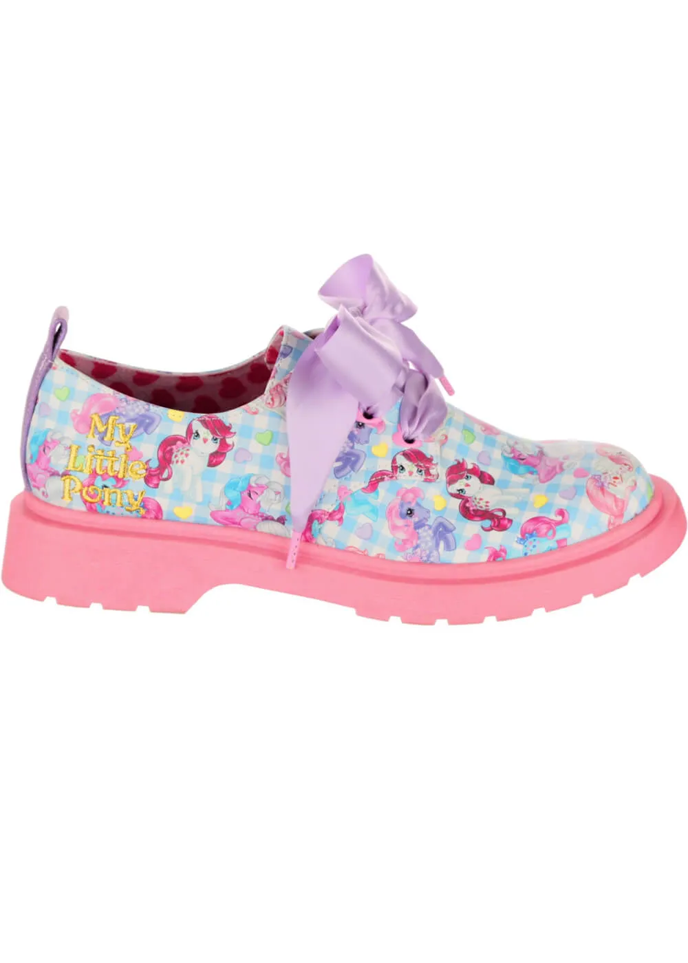 Irregular Choice x My Little Pony Rad Magic Lace-up Shoes Blue Pink