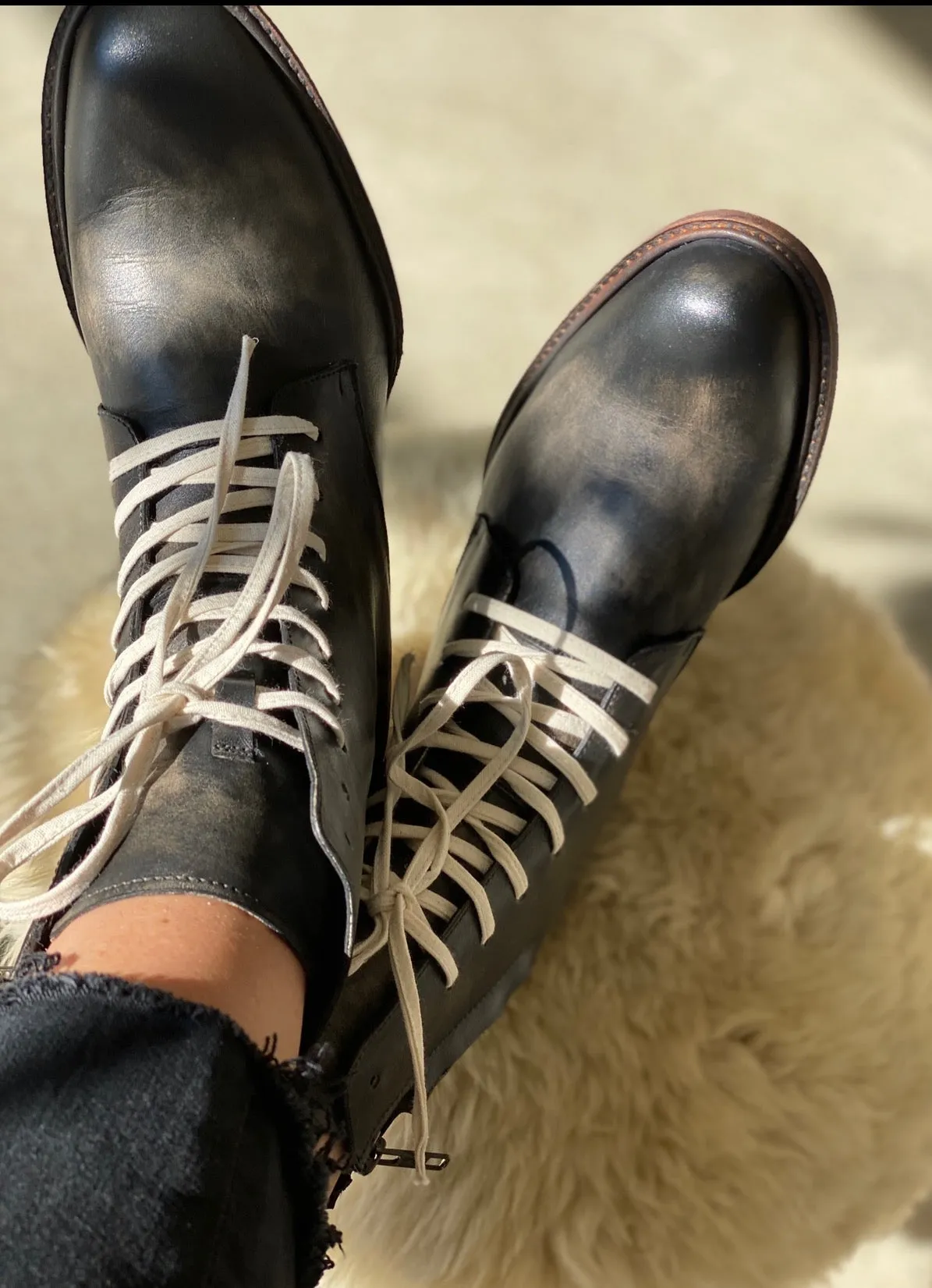 Jolene - Side-Zip Combat Boot