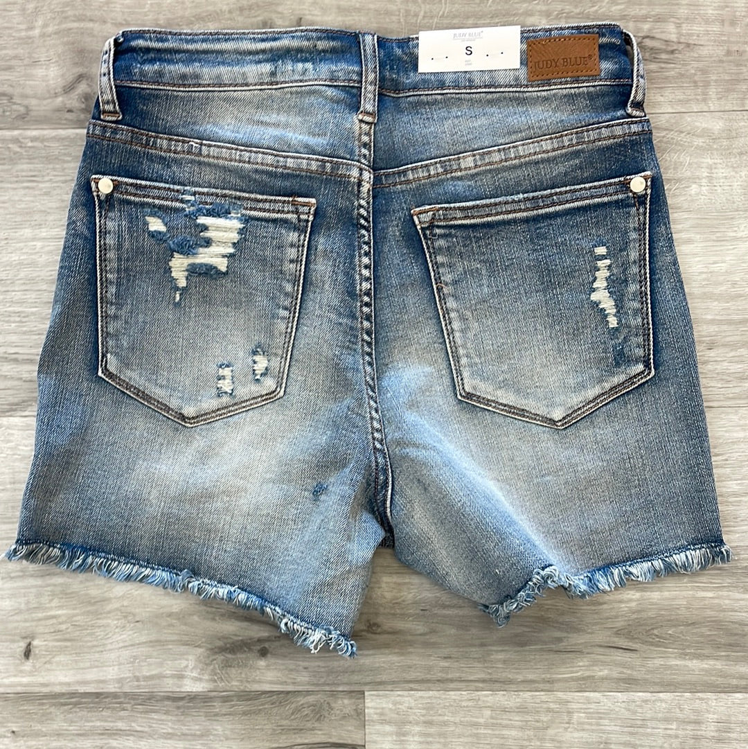 Judy Blue Hi-Waisted Buttonfly Cutoff Shorts