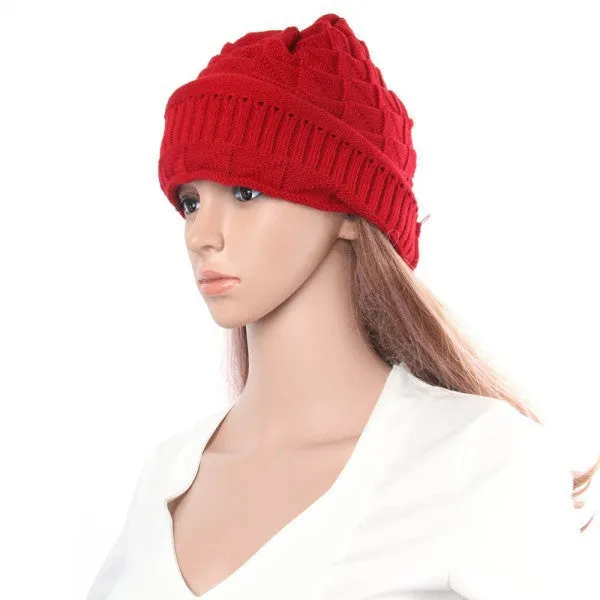 Knitted Warm Hats for Men Women Baggy Beanies Oversize Hat Ski Slouchy Chic Caps Skullies SM6