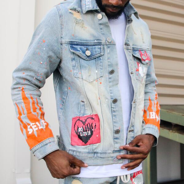 LA FLAME DENIM JACKET