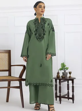 Lakhany By LSM Embroidered Cambric Stitched 2 Piece Suit - LG-SK-0086