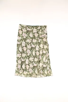 Laura Ashley Floral Midi Skirt