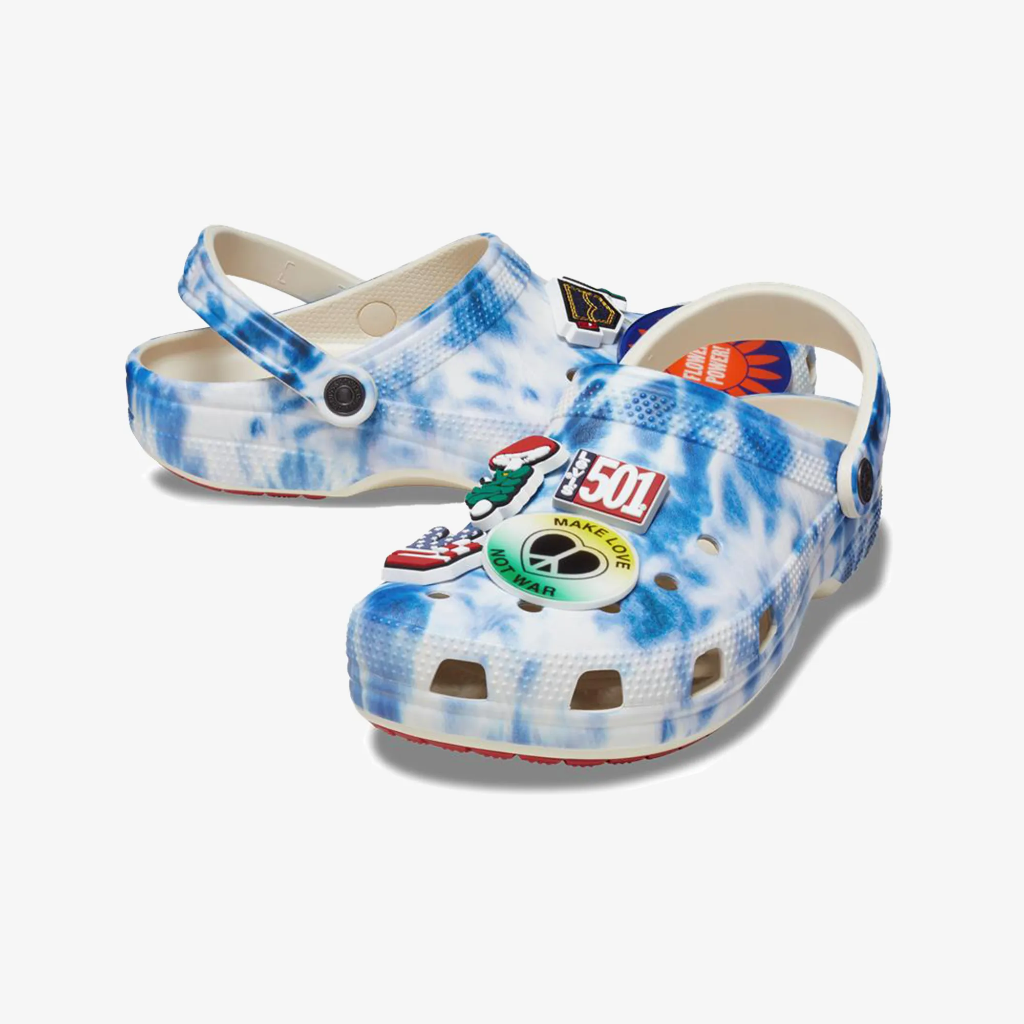 LEVIS X CROCS CLASSIC CLOG STUCCO