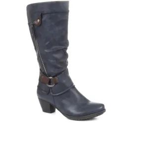 Low Heeled Slouch Boots - SIN34003 / 320 714