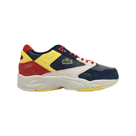 Low Top Storm Sneaker (Navy/Red)