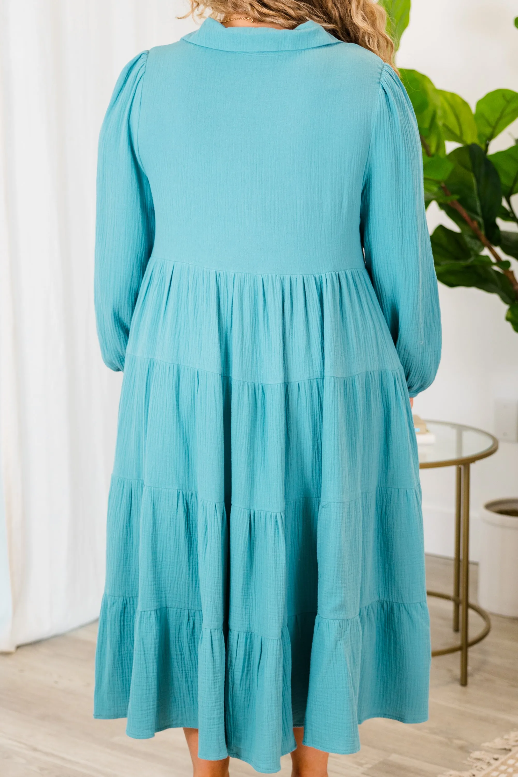 Make Haste Maxi Dress, Turquoise