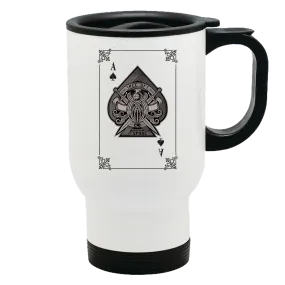 Metal Coffee and Tea Travel Mug  Ace of Spades