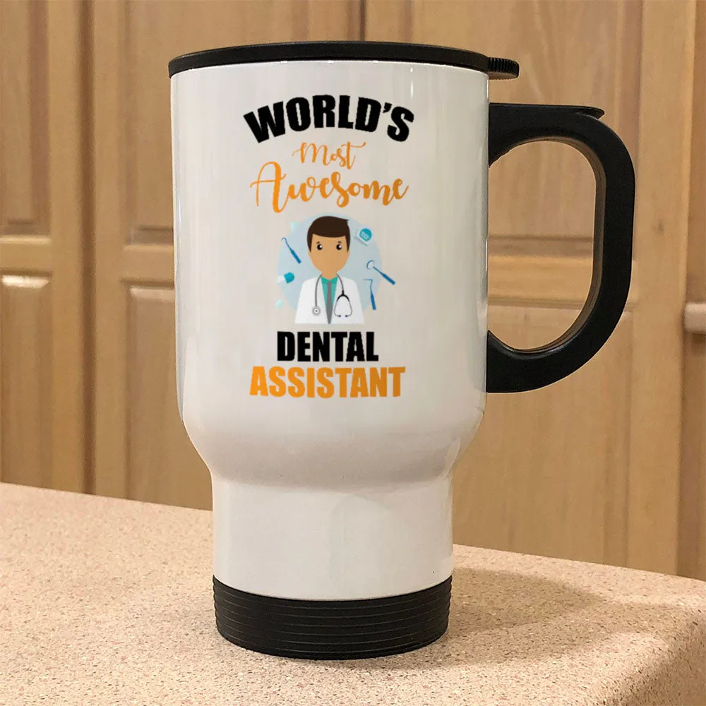 Metal Coffee and Tea Travel Mug Dental Assistant