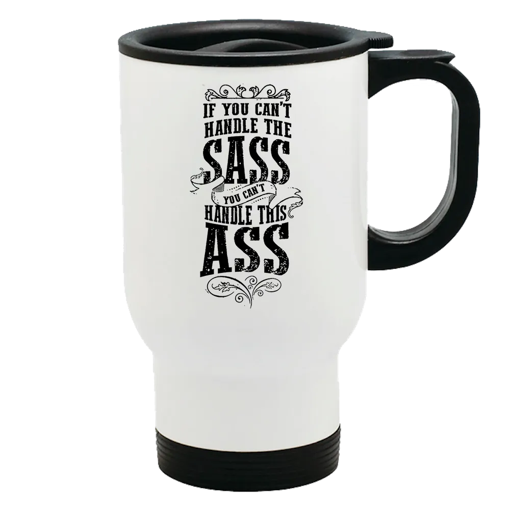 Metal Coffee and Tea Travel Mug Sass