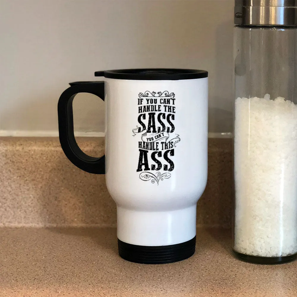 Metal Coffee and Tea Travel Mug Sass