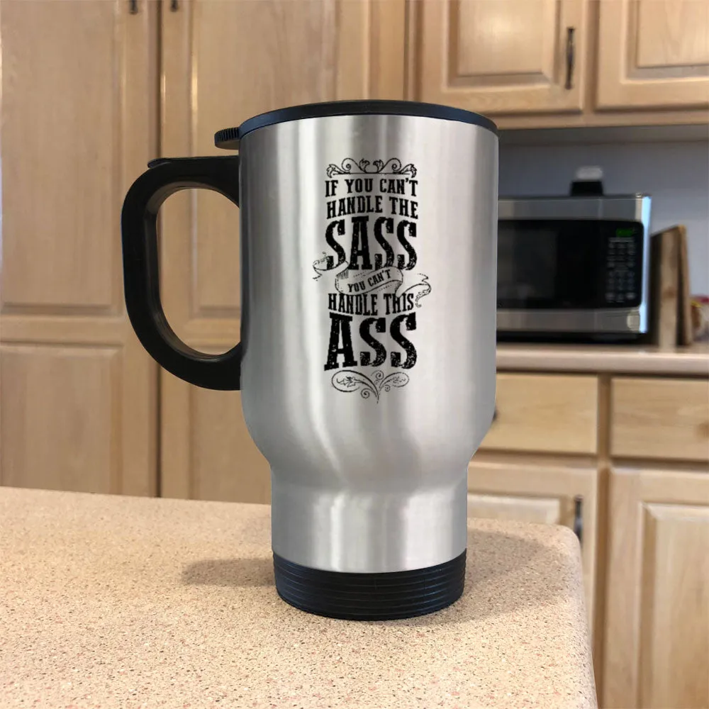 Metal Coffee and Tea Travel Mug Sass