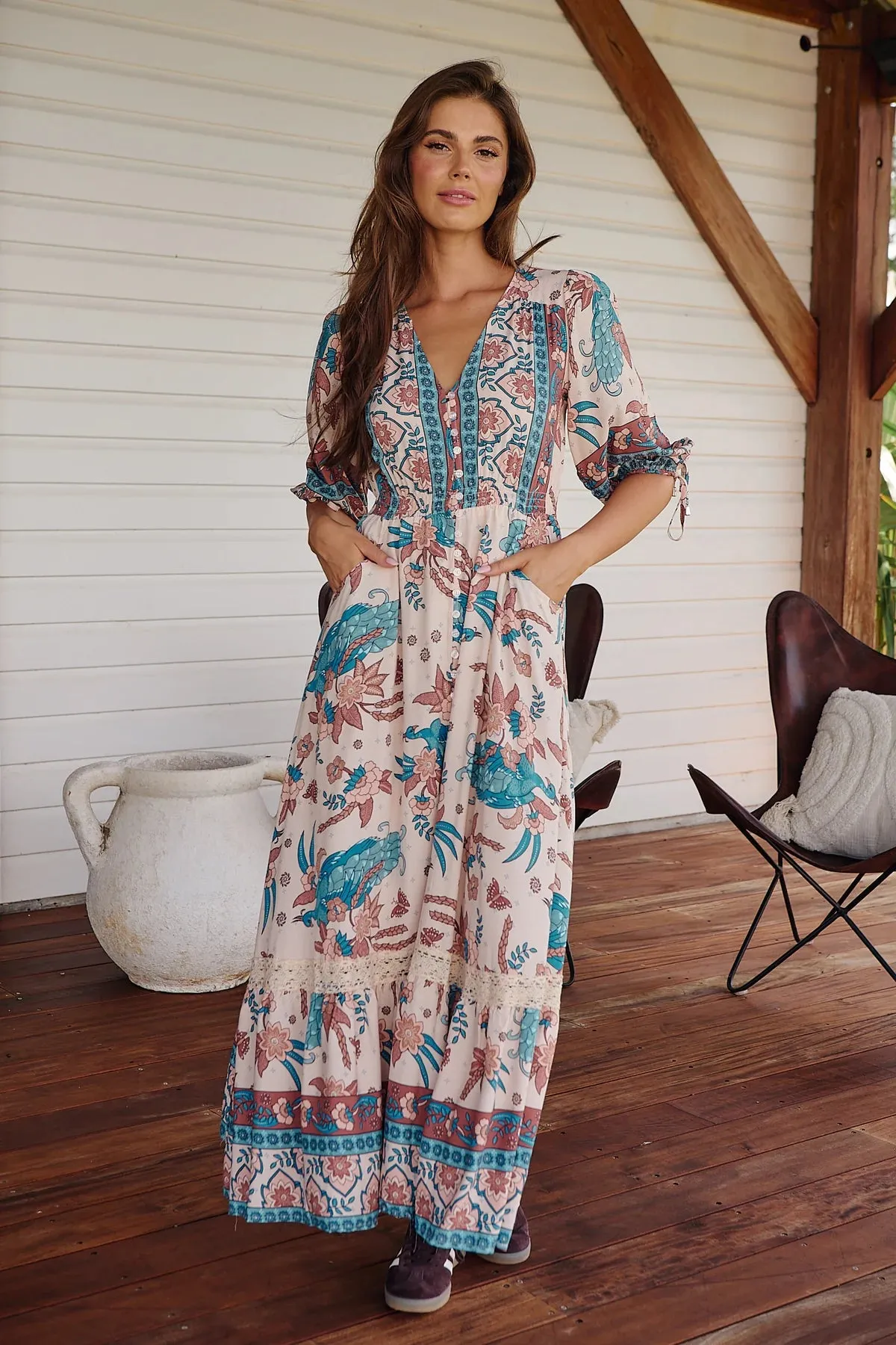 Molli Maxi Dress Symphony Print