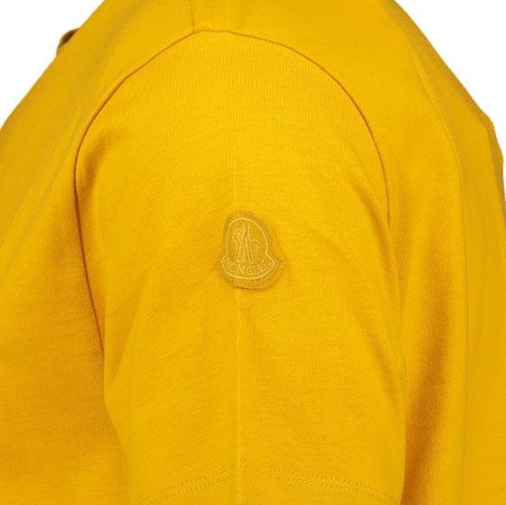 MONCLER Genius Skull Logo T-Shirt Yellow