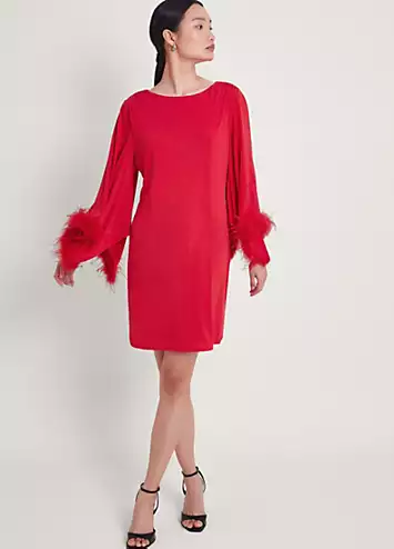 Monsoon Fi Feather Tunic Dress | Grattan