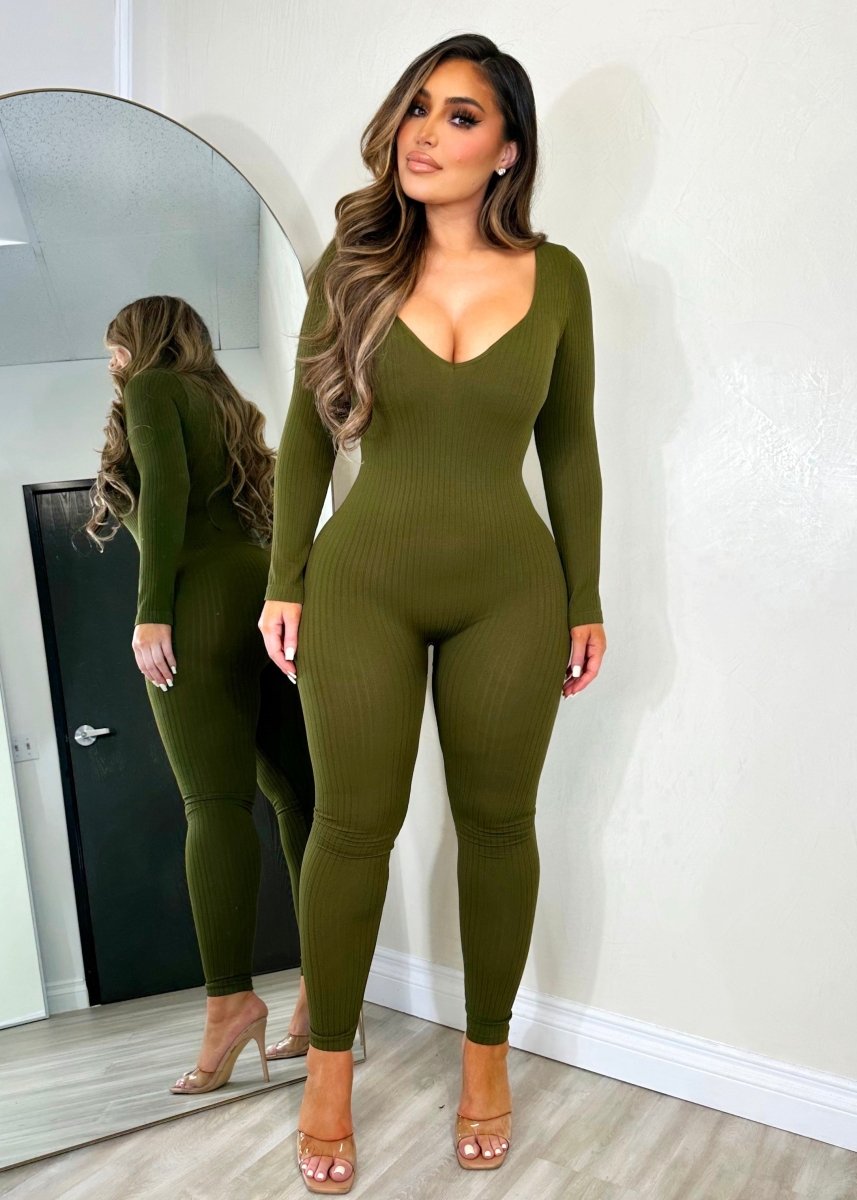 Never Basic Jumpsuit Olive