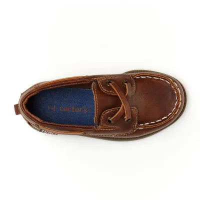 new!Carter's Little & Big  Boys Bauk Boat Shoes