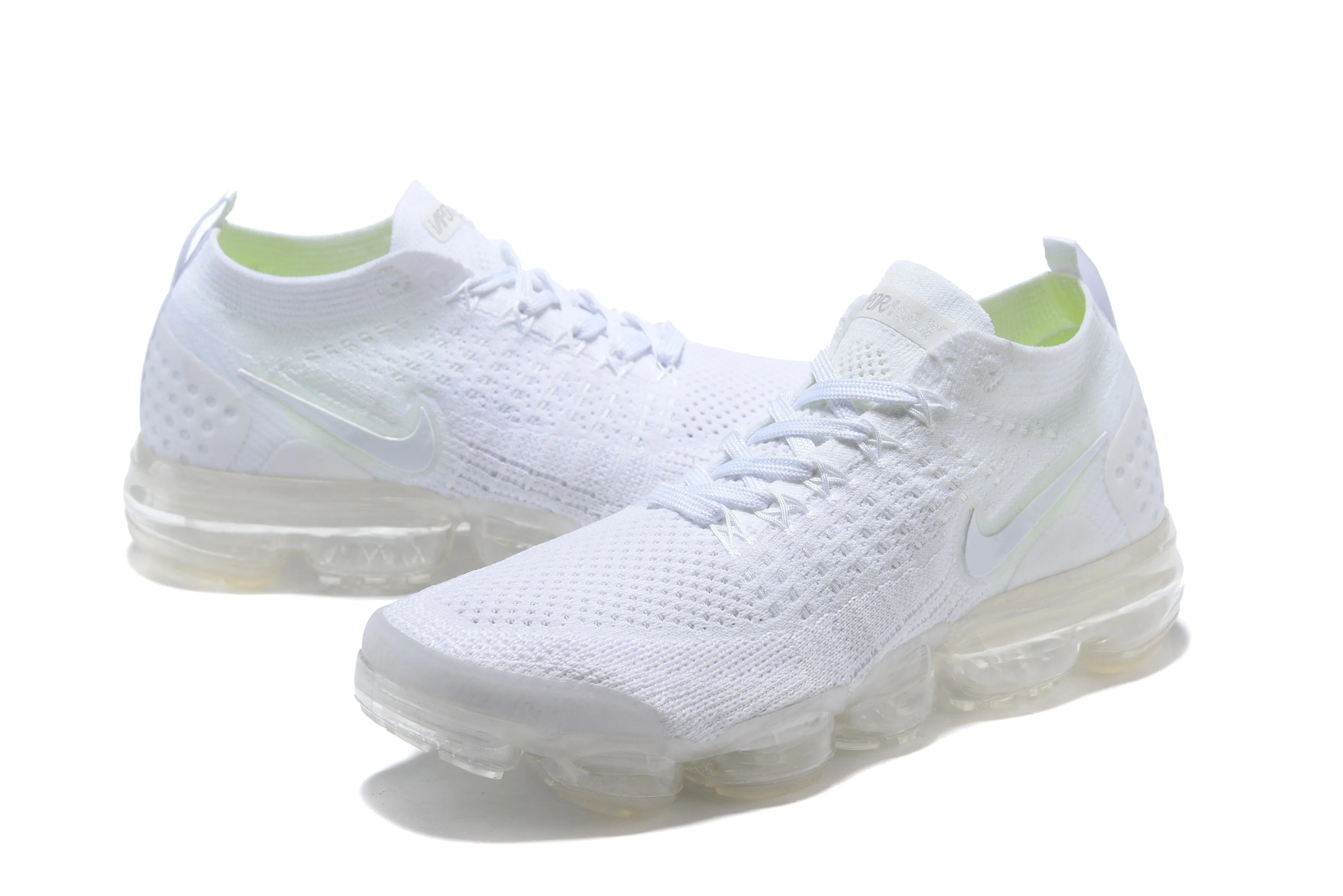 Nike Air Vapormax Flyknit 2 White Shoes Sneakers Men Sale Size US 7, 8, 8.5, 9, 10, 11