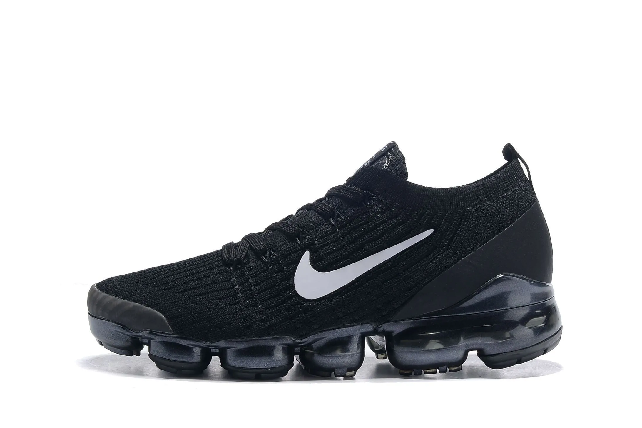 Nike Air Vapormax Flyknit 3 All Black Shoes Sneakers Men Sale Size US 7, 8, 8.5, 9, 10, 11