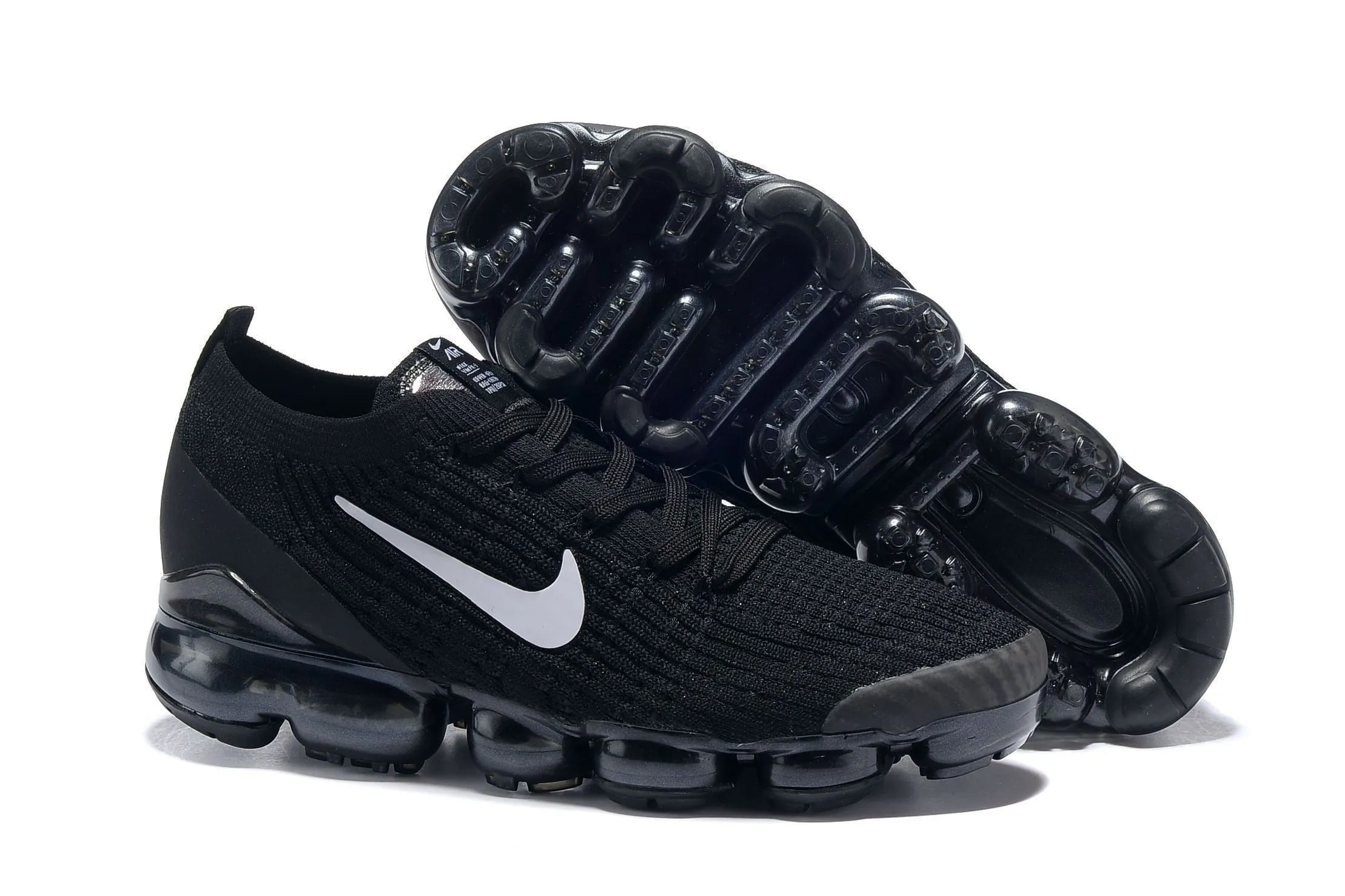 Nike Air Vapormax Flyknit 3 All Black Shoes Sneakers Men Sale Size US 7, 8, 8.5, 9, 10, 11