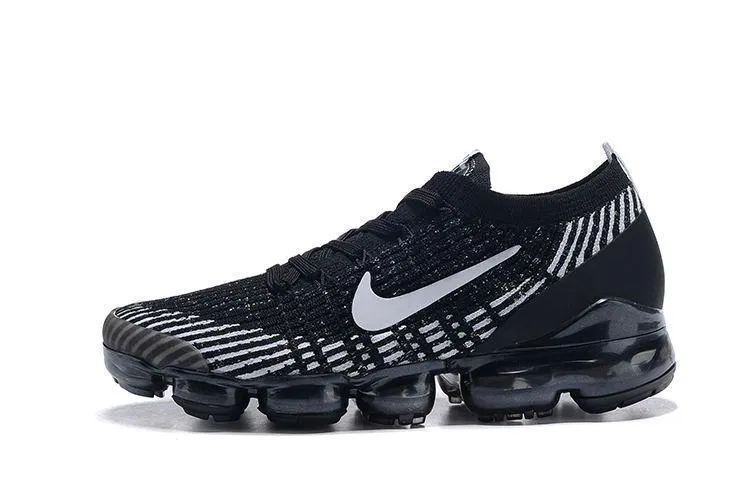 Nike Air Vapormax Flyknit 3 Black White Shoes Sneakers Men Sale Size US 7, 8, 8.5, 9, 10, 11