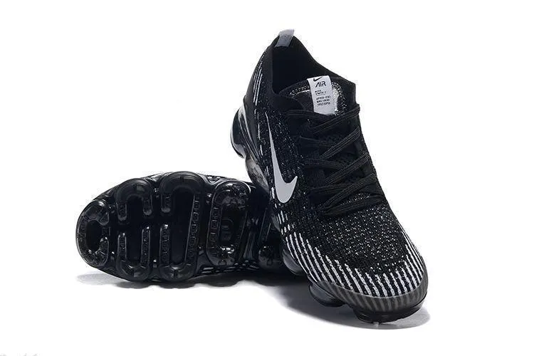 Nike Air Vapormax Flyknit 3 Black White Shoes Sneakers Men Sale Size US 7, 8, 8.5, 9, 10, 11