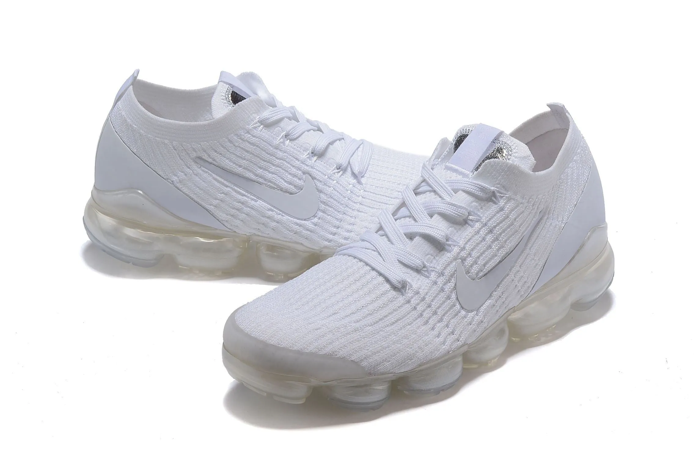 Nike Air Vapormax Flyknit 3 White Shoes Sneakers Men Sale Size US 7, 8, 8.5, 9, 10, 11