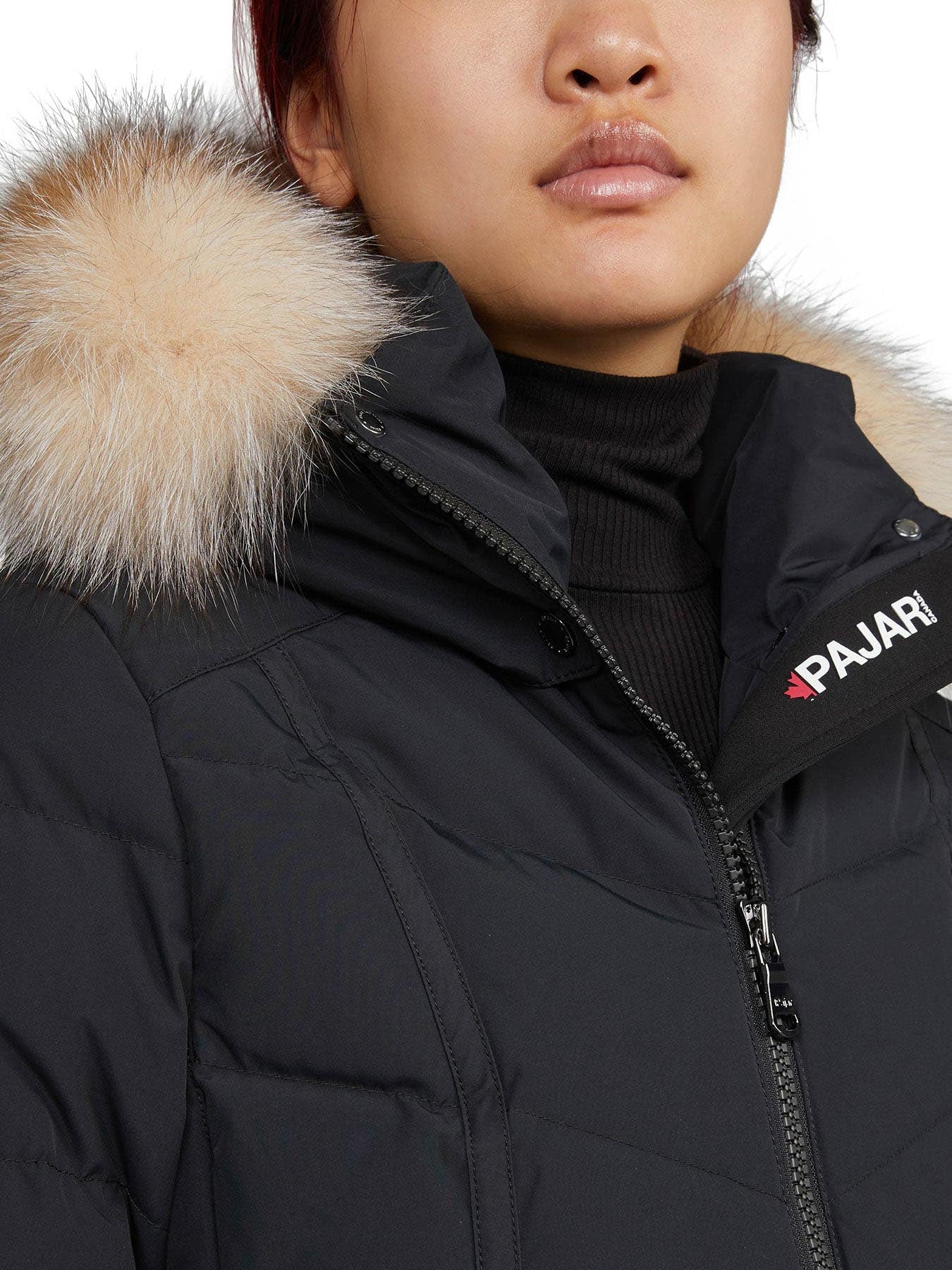 Pajar Womens January Quilted Puffer Jacket - BLACK/CRYSTAL