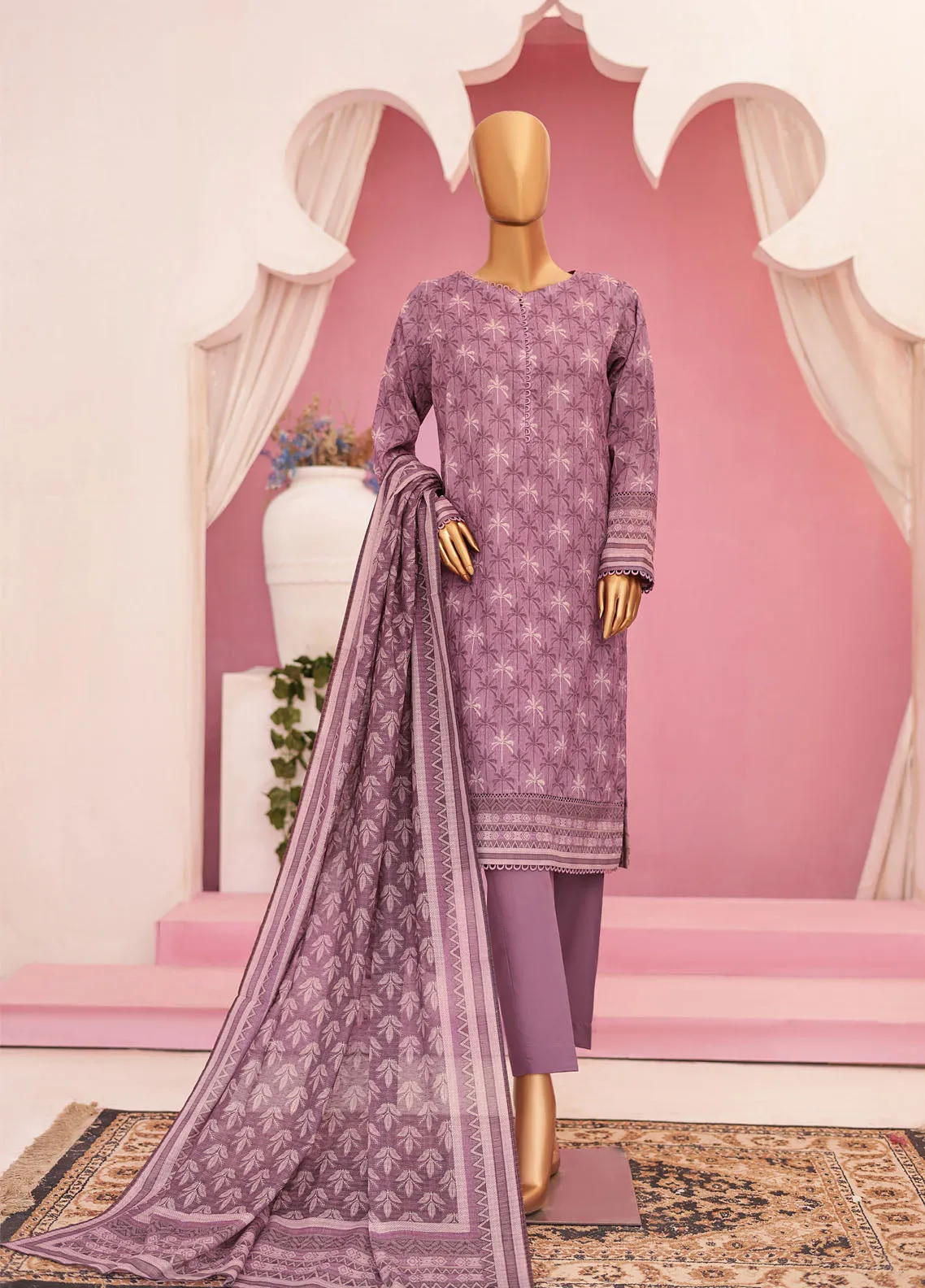 Platinum By HZ Textile Printed Lawn Unstitched 3 Piece Suit - HZ24PL PPC-73