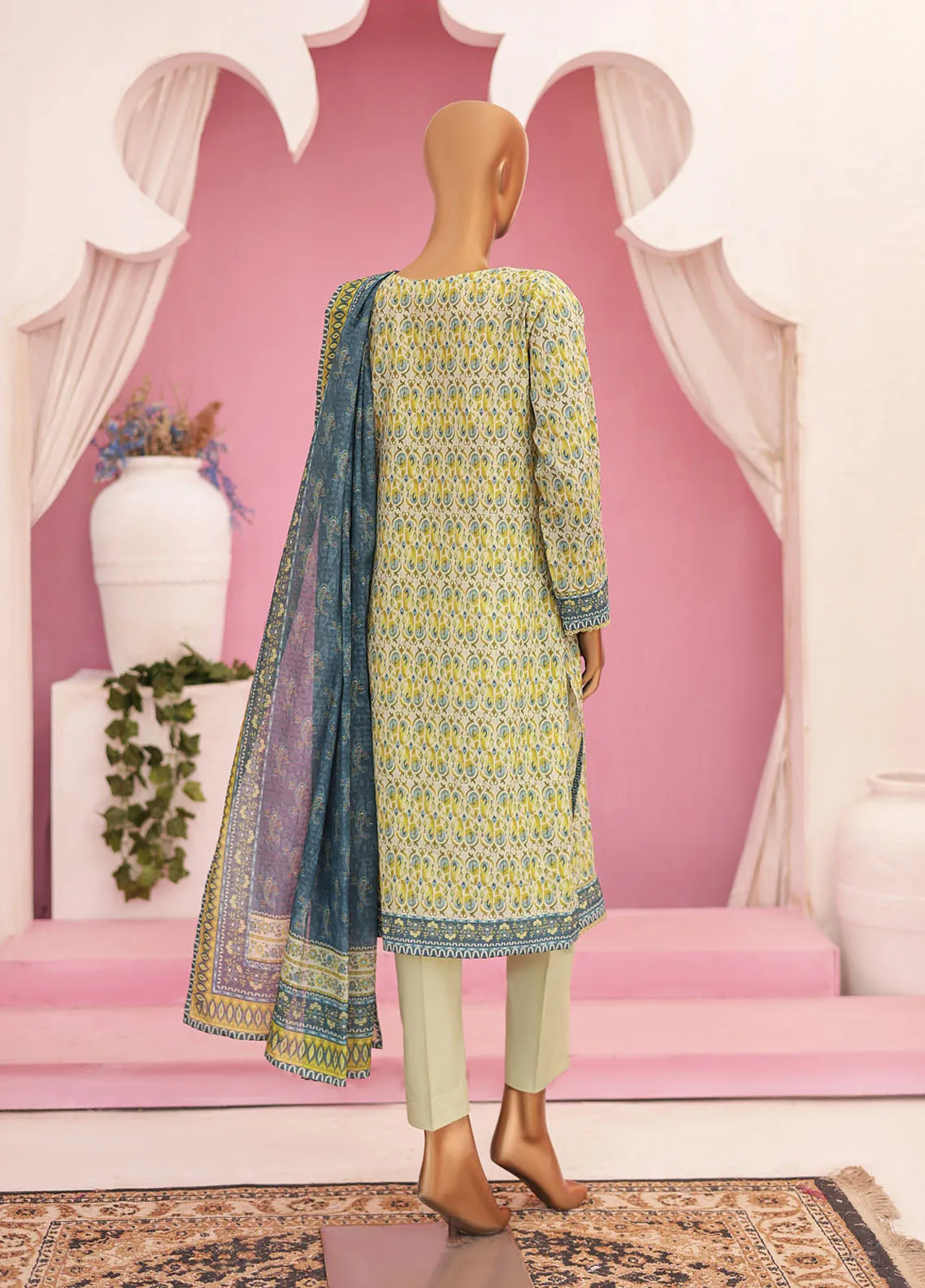 Platinum By HZ Textile Printed Lawn Unstitched 3 Piece Suit - HZ24PL PPC-77