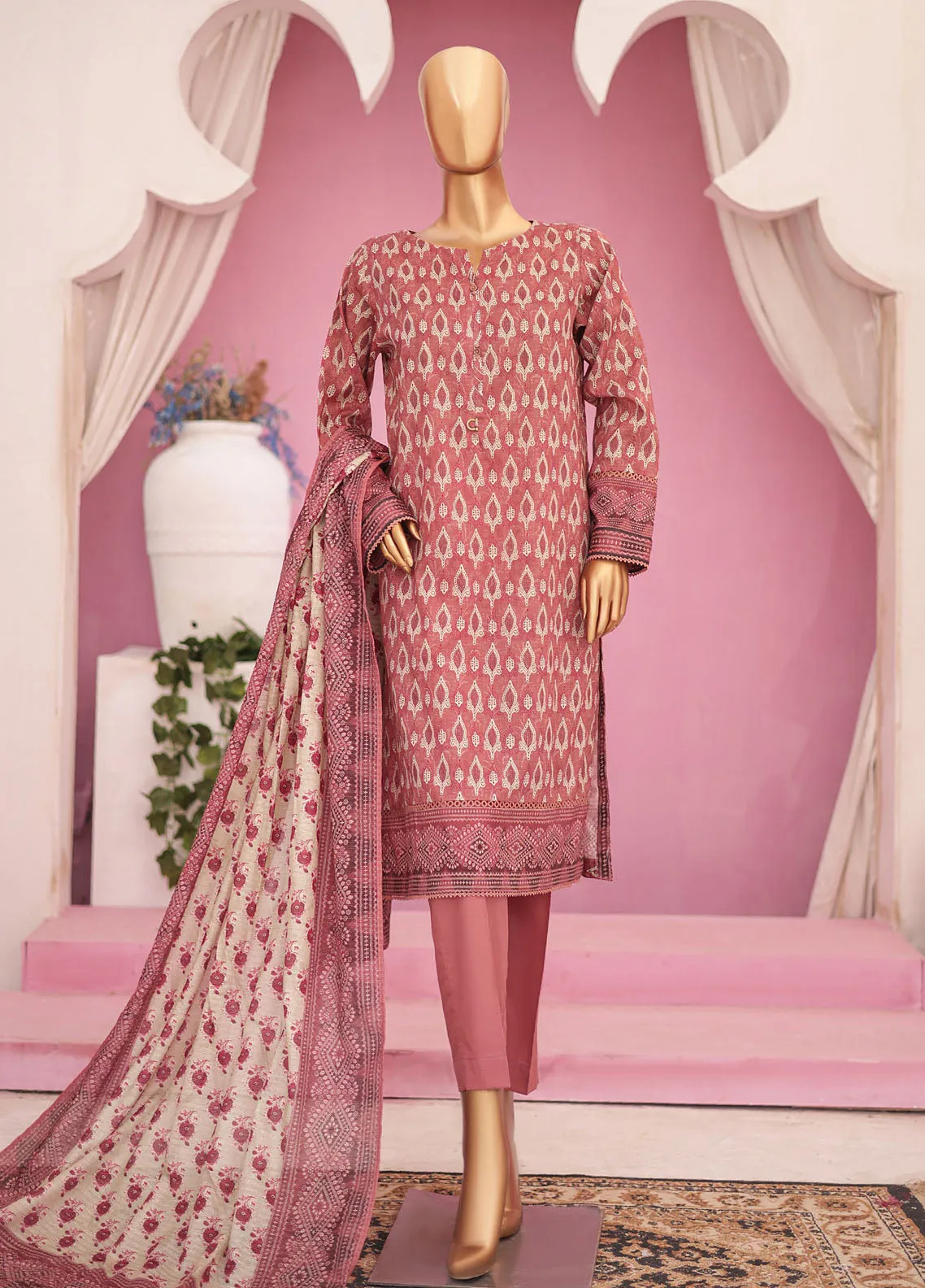 Platinum By HZ Textile Printed Lawn Unstitched 3 Piece Suit - HZ24PL PPC-78