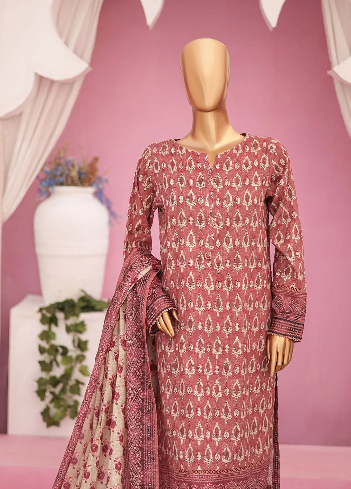 Platinum By HZ Textile Printed Lawn Unstitched 3 Piece Suit - HZ24PL PPC-78