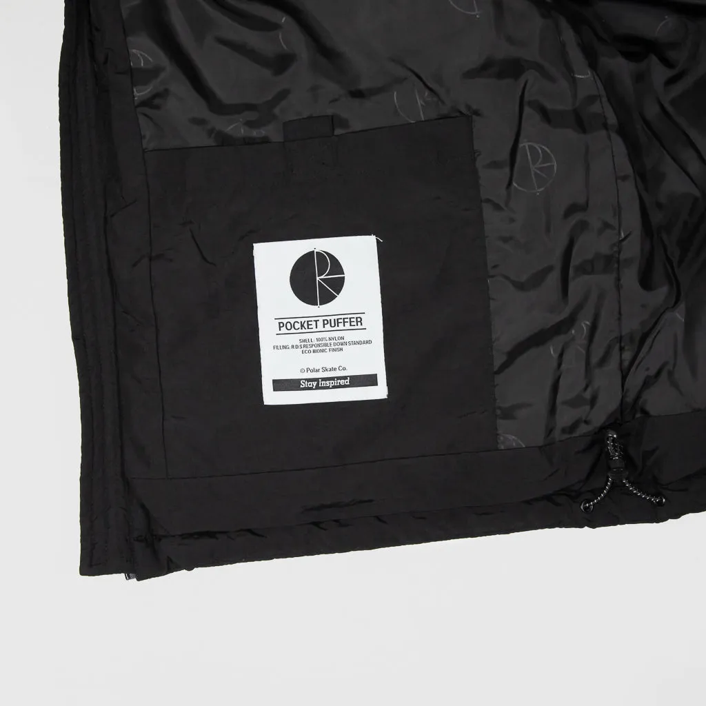 Polar Skate Co. - Pocket Puffer Jacket - Black