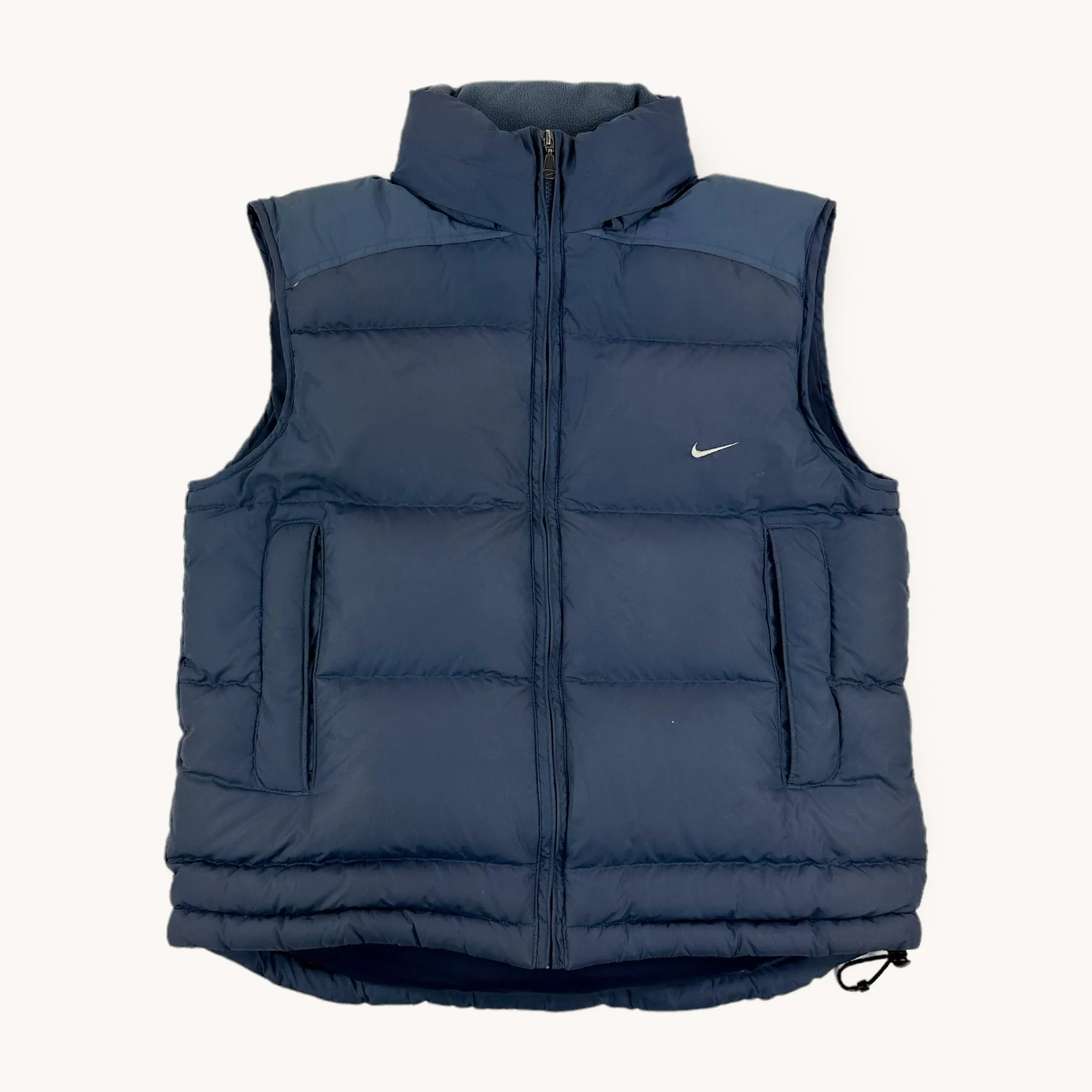 Purple Blue y2ks NIKE Puffer Jacket Coat Gilet (S)