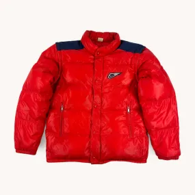 Red 70s NIKE Puffer Jacket Coat (L)