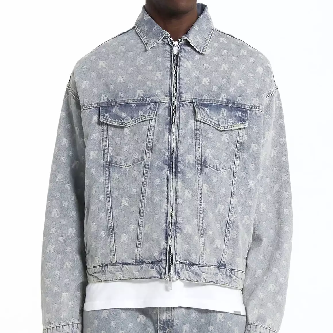 Represent R4 Monogram Denim Jacket