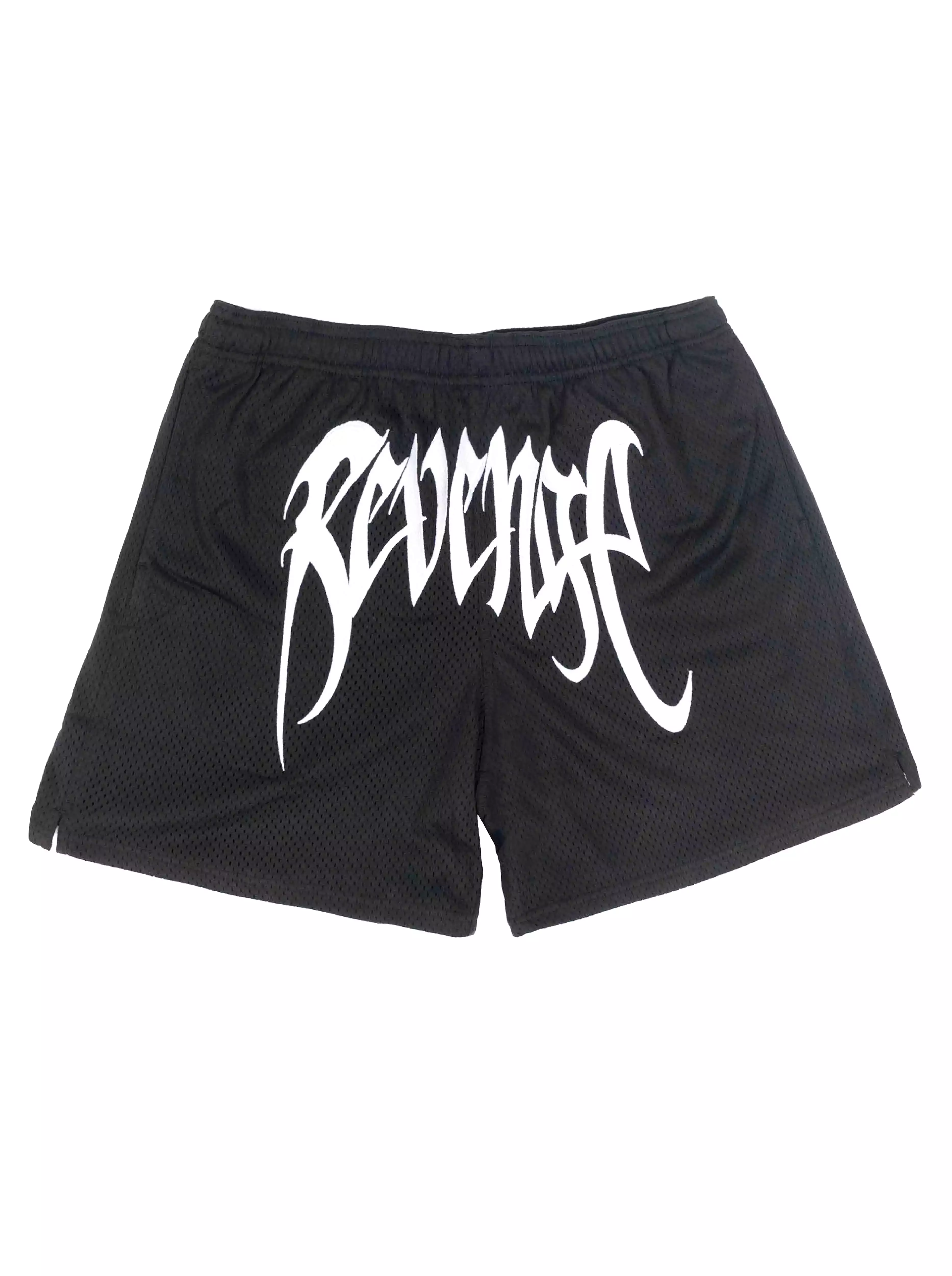 Revenge Mesh Embroidered Shorts Black [FW21]