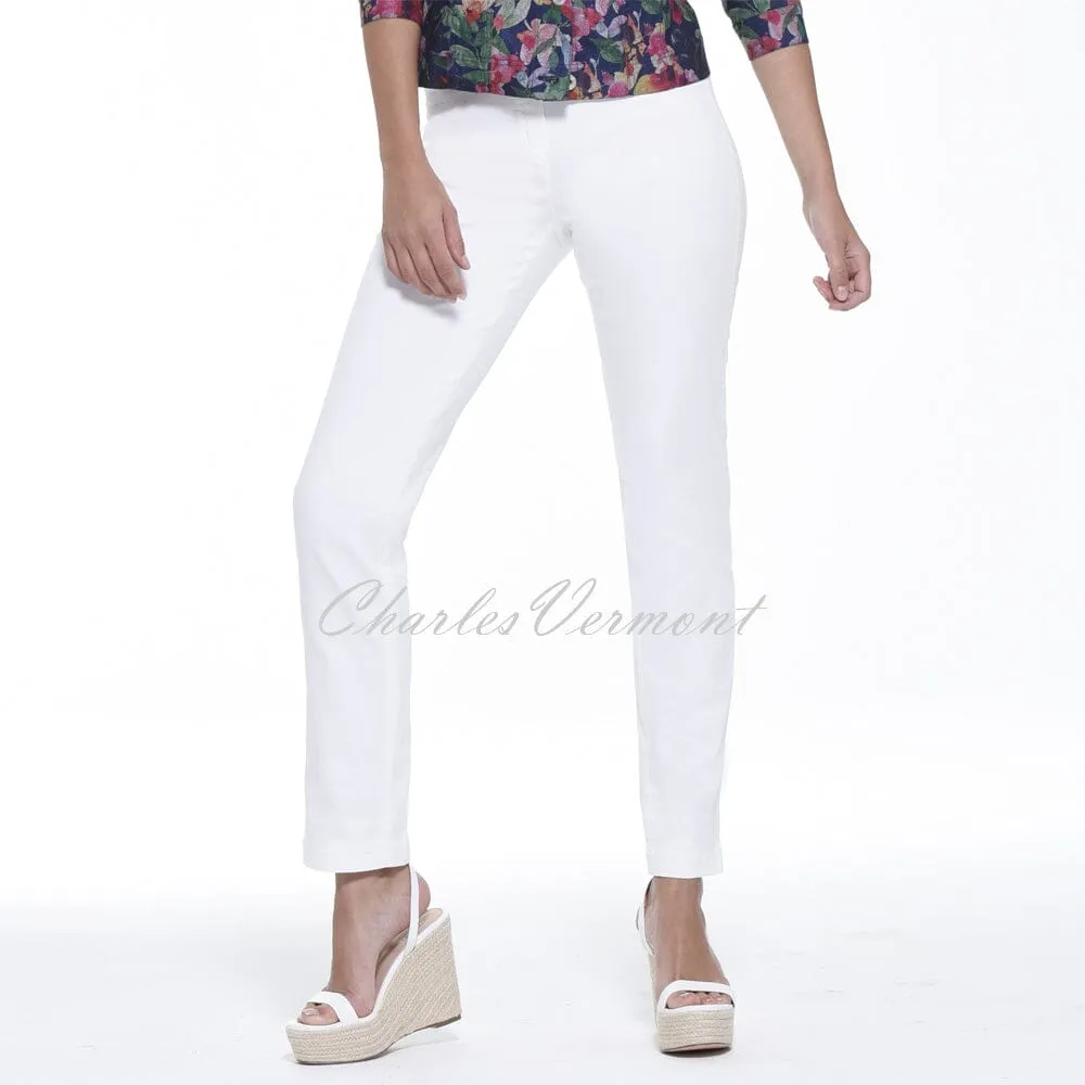 Robell Bella Full Length Jean 51580-5448-10 (White Denim)