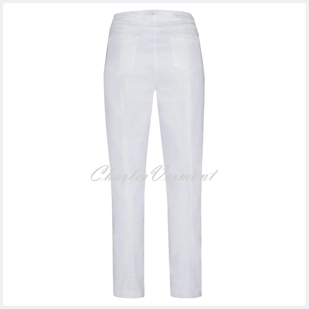 Robell Bella Full Length Jean 51580-5448-10 (White Denim)