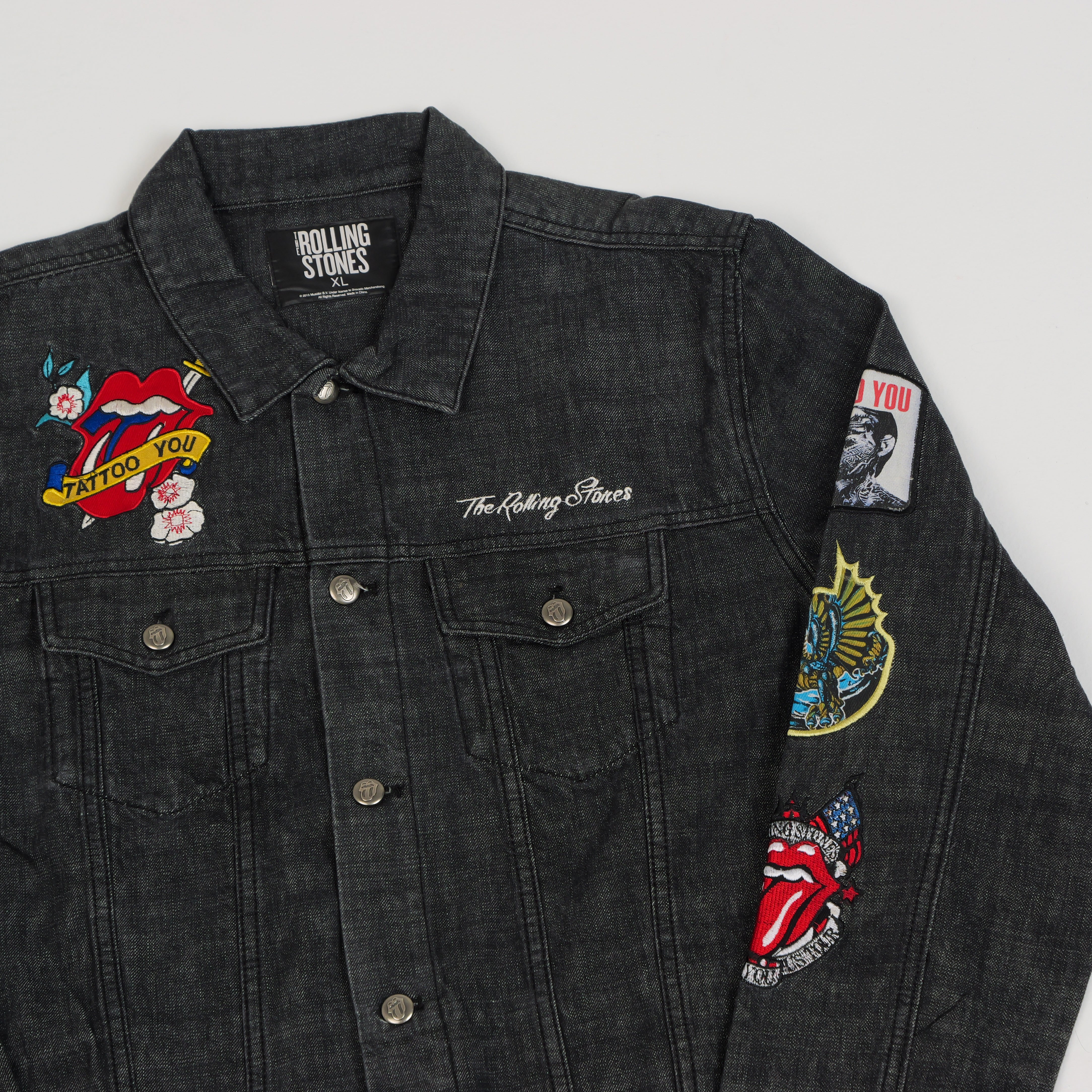 ROLLING STONES DENIM JACKET GREY