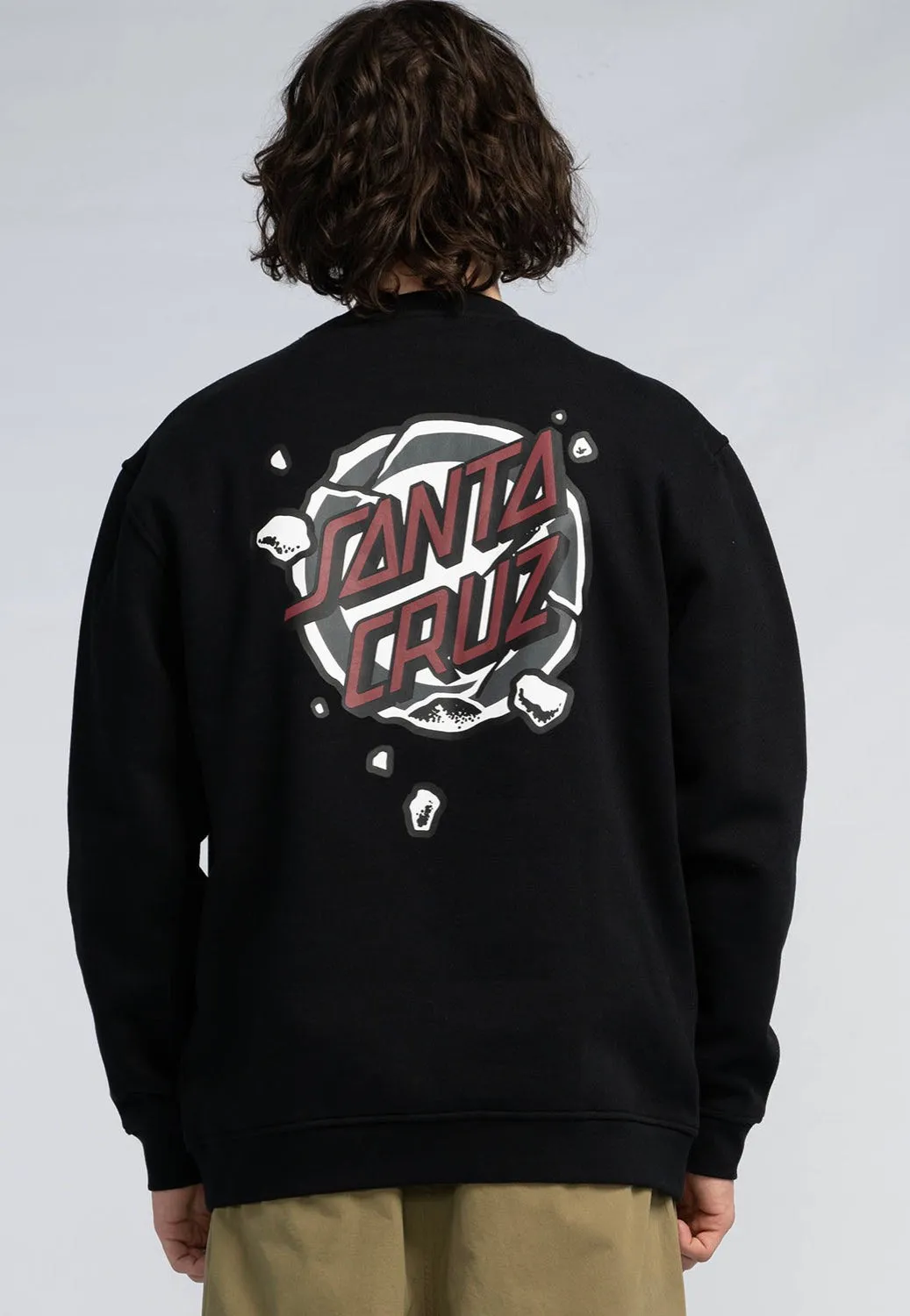 Santa Cruz - Roskopp Destruct Dot Black - Sweater