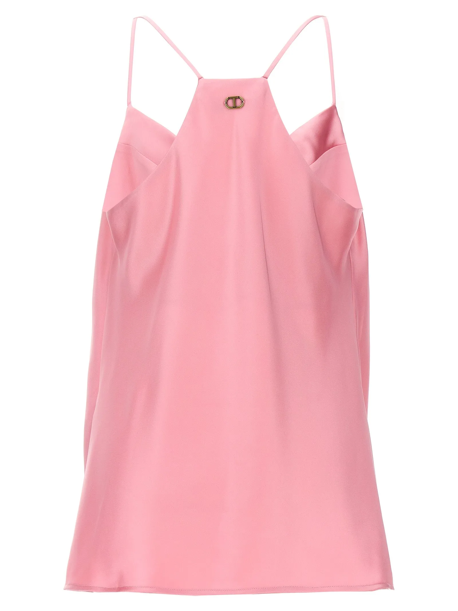 Satin Top Tops Pink