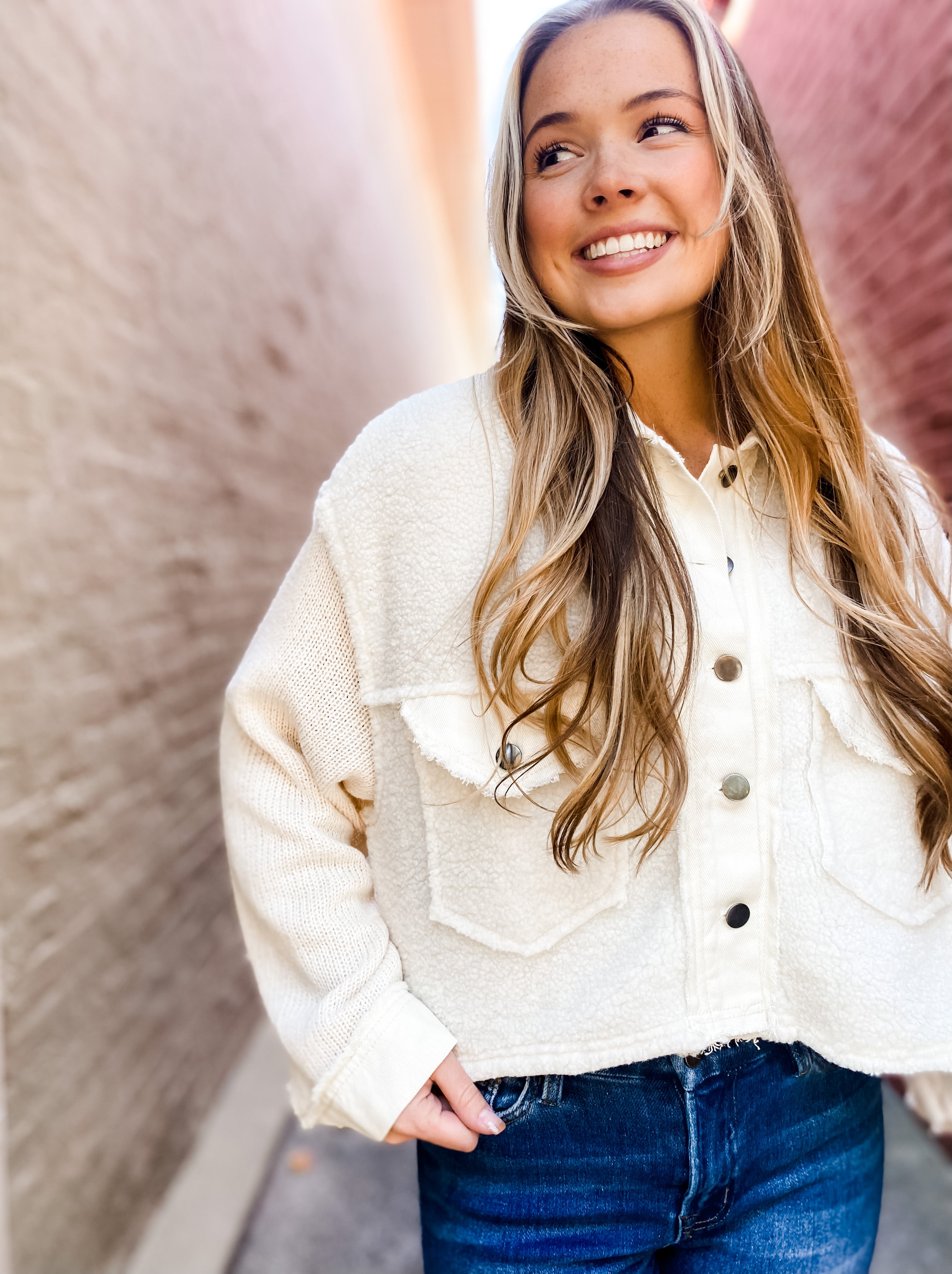 Snowflake Cropped Jacket