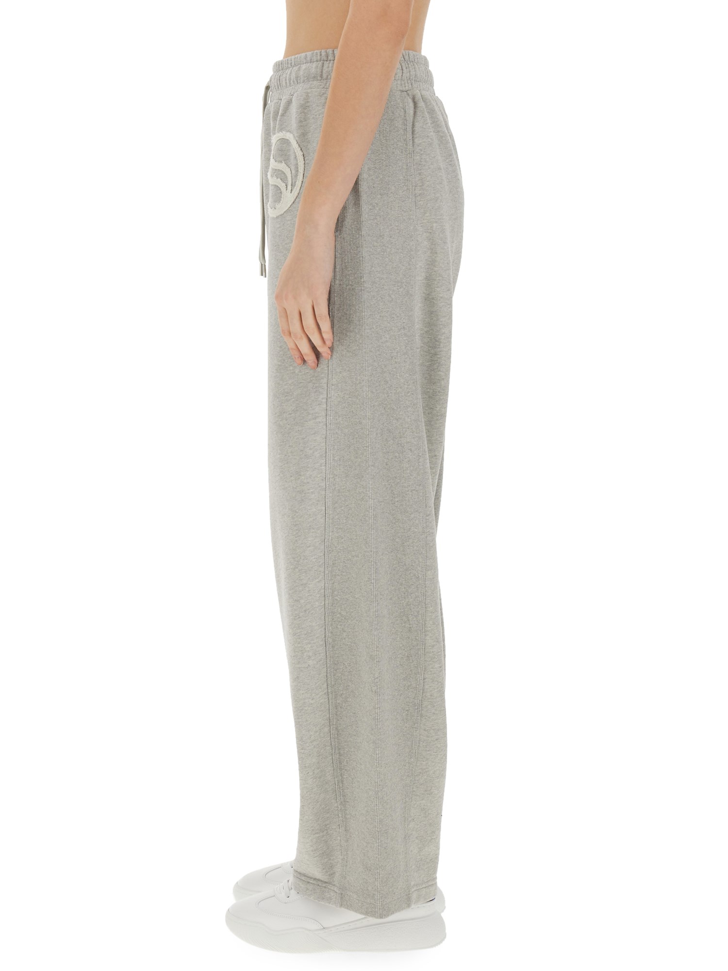 STELLA McCARTNEY    COTTON FLEECE JOGGING PANTS WITH LOGO