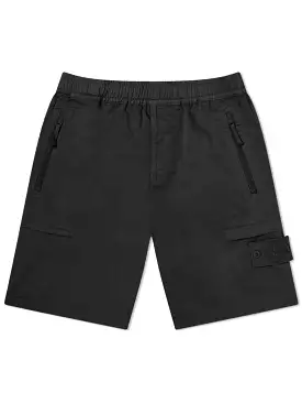 Stone Island Cotton Blend Shorts Black