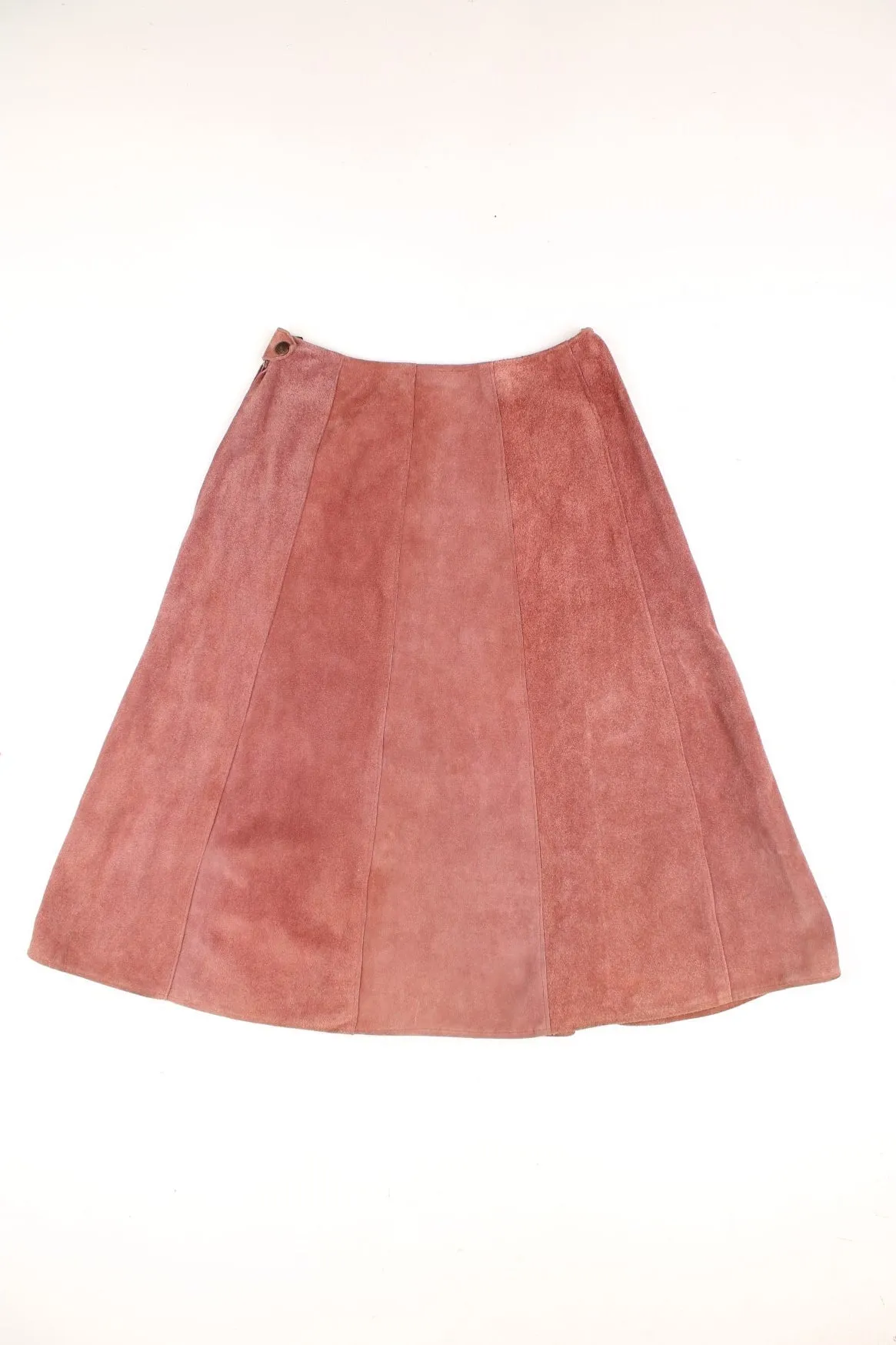 Suede Midi Skirt