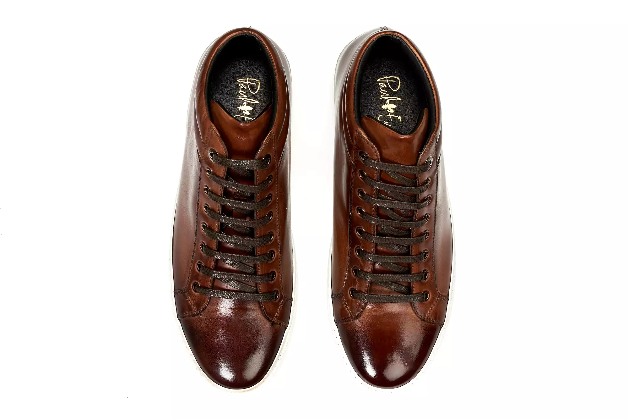 The Carter Mid-Top Sneaker - Brown - White Sole