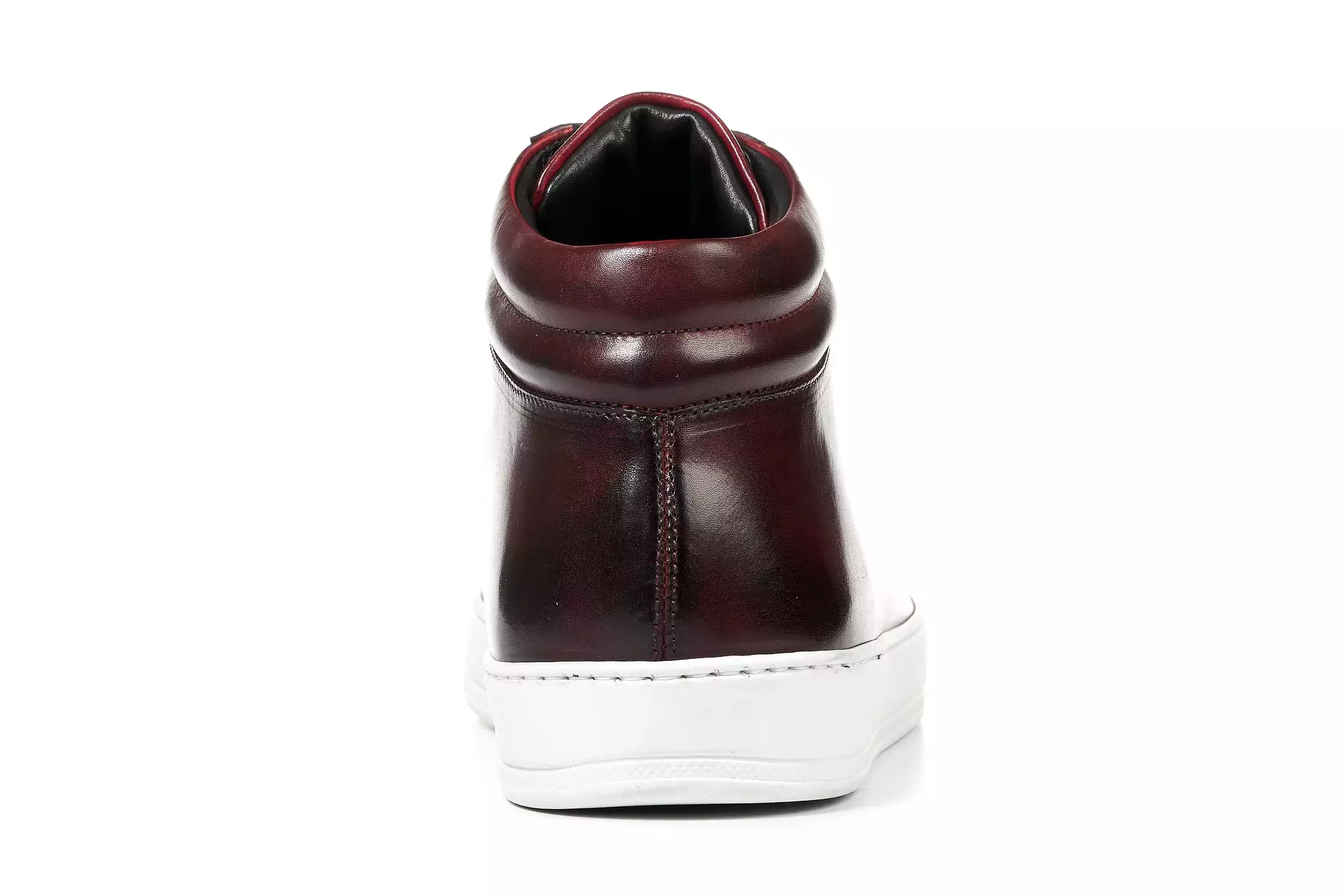 The Carter Mid-Top Sneaker - Oxblood - White Sole