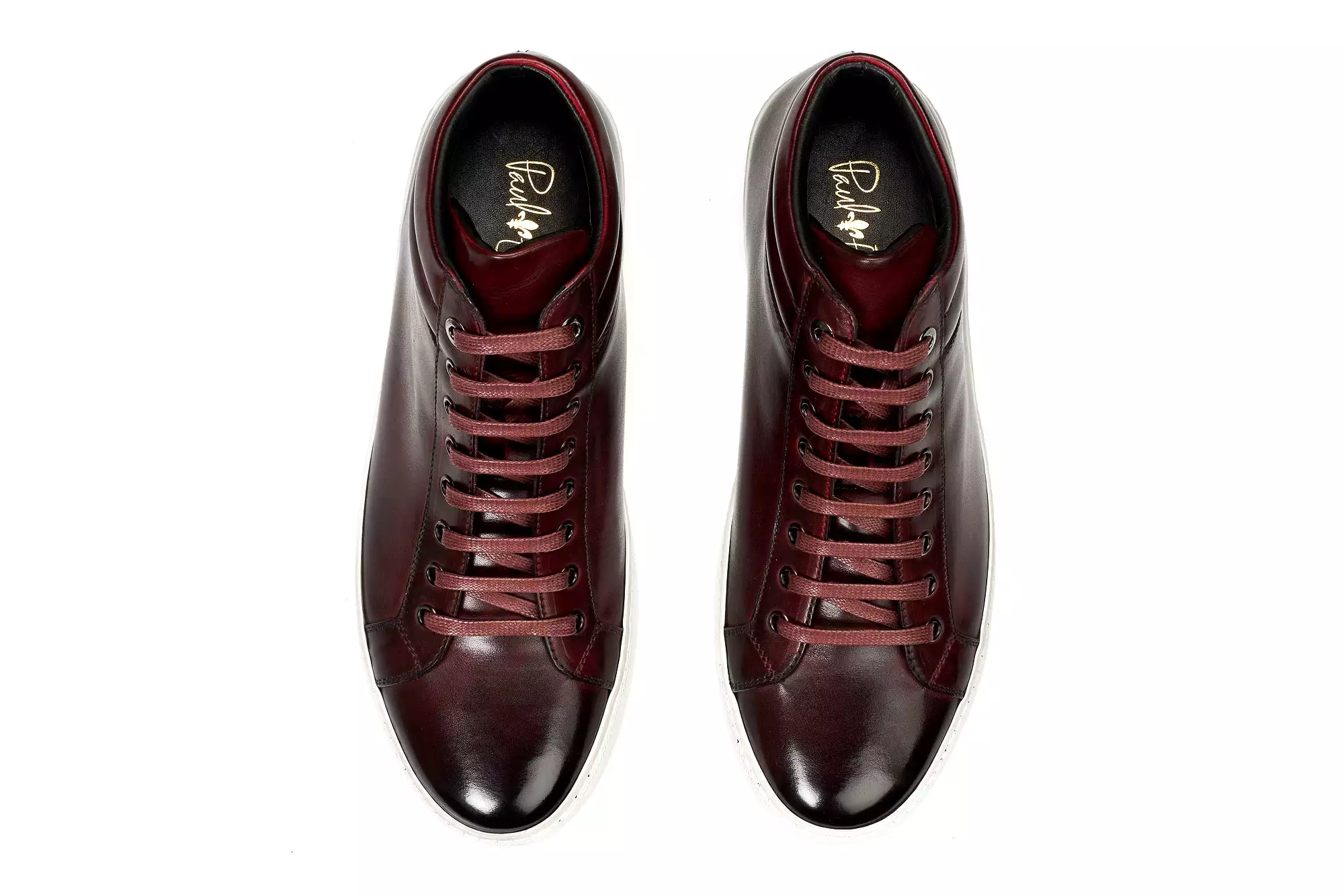 The Carter Mid-Top Sneaker - Oxblood - White Sole